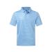 DEOLAX Mens Polo Shirts Performance Moisture Wicking Mens Golf Shirt Casual Dry Fit Long&Short Sleeve Polo Shirts Blue Grid Large