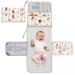 Wrapping pad for on the way compact changing pad XL - combinable removable diaper bag with 6 compartments cloth donors and comfortable pillows for your baby's head.Bear education