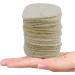 15 Pack Mini Exfoliating Loofah Face Pads - Eco-Friendly Shower Scrubber & Makeup Cleanser - Buy Online on SooperMarket.com