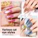 MIZHSE Nail Magnet Tool | Double-Head Cat Eye Magnet Pen | Hexagonal Design for Nail Art | Professional & DIY Nail Salon Tools - Buy Online on SooperMarket.com
