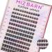 MIZ BARN Lash Clusters 144pcs Lash Extension D Curl Eyelash Clusters 12-18mm individual Lashes Fluffy False Eyelashes Clusters DIY at Home (D-12-18 MIX)(DIY 08)