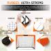 EliteGo Kids Soccer Goals Set of 2 - 4' x 3' Backyard Soccer Net in Orange - Buy Online on SooperMarket.com