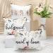 Bridesmaids Makeup Bag Set - Floral Wedding Cosmetic Canvas Bags for Women - Buy Online on SooperMarket.com