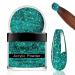 28g/box Color Acrylic Powder Professional Holographic Green Glitter Acrylic Nail French Manicure Powder for Nail Extension Acrylic Nail System HJ-NAP017-No.44