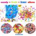 129 Pack Slime Making Kits with Gold Leaf, Foam Balls, Glitter, Fishbowl Beads, and More - Ultimate Slime Supplies for DIY Crafts - Buy Online on SooperMarket.com