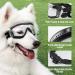NAMSAN Dog Goggles Transparent Pet Sunglasses Waterproof Windproof Eye Protection for Large/Medium Dog Clear - Buy Online on SooperMarket.com