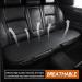 ZATOOTO Rear Car Seat Cover - Waterproof PU Leather Seat Mat for Back Seat Protection - Anti-Slip & Comfortable - Black - Buy Online on SooperMarket.com