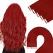Youngsee tape extensions real hair red tape in extensions real hair 40 cm red tape extensions smooth tape real hair extensions tape hair recovery hair extensions tape in 10pcs 25g #rot 40 cm 10 PCS #red