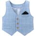 Famuka Baby Boys Gentleman Suit Blazers Toddler Tuxedo Clothing Set - Blue (Size 73) - Buy Online on SooperMarket.com