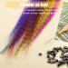 20Pcs Colored Feather Hair Extensions Kit with Micro Beads and Crochet Hook - Colorful Synthetic Hairpieces for Girls and Women - Buy Online on SooperMarket.com