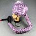 Ruilogod Purple White Polyester Portable Hair Drying Styling Soft Bonnet Hood Blow Dryer Connect Cap - Buy Online on SooperMarket.com