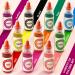 Oil Based Food Coloring Set for Chocolate - 10 Colors Oil Based Edible Food Dye for Sugar Candy Melts Oil Frosting Icing Dye for Baking Cookies Cake Decorating - 0.25 Fl. Oz/Bottles 6 ml (Pack of 10) - Buy Online on SooperMarket.com
