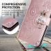Buy Bling Diamond Owl Pattern Leather Flip Case for Xiaomi Redmi Note 8 Pro - Rose Gold | Durable Magnetic Protective Mobile Phone Cover - Buy Online on SooperMarket.com
