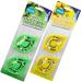 4 x garbage can freshener odor removers garbage can smell remover usable in small rooms self-adhesive diaper pail fragrant fresh fragrance from lemon (2 x lemon and 2 x apple)