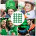 STOBOK 1 Set 20 Pcs Patch St Patricks Day Patches Leaf Embroidered Hot Melt Adhesive Film Clothing - Buy Online on SooperMarket.com