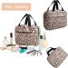 Leopard Makeup Bag for Women - Small Cosmetic Organizer Travel Toiletry Pouch - Buy Online on SooperMarket.com