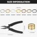 Hotop 1402 Pieces Split Jump Rings Set - MultiColor Jewelry Split Rings with Opener and Plier for DIY Craft Making - Buy Online on SooperMarket.com