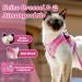 Supet Cat Dishes & Breaking-Safe Leash - Soft Vest for Kittens & Small Dogs (Chihuahua) - Pink Size L (Chest 38-43 cm) - Buy Online on SooperMarket.com