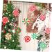 PRETYZOOM 24 Sheets Christmas Candy Decorations Ribbons Xmas Candies Xmas Ornaments Window Decorative Stickers - Buy Online on SooperMarket.com