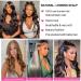 Ainmeys 26 Inch Brazilian Body Wave HD Transparent Lace Front Wig | 9A Unprocessed Virgin Human Hair | 180% Density Deep Part | Pre Plucked Natural Black | for Black Women - Buy Online on SooperMarket.com