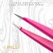MILLY Pointed Tweezers - 100% German Steel Precision Tweezers for Ingrown Hair and Facial Hair Removal - Hand-Filed Pink Tweezers - Buy Online on SooperMarket.com