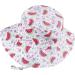 LASSIG Beach Sun Protection Hat for Baby Girls | Adjustable Toddler Kids Hat with Chin Strap | Watermelon 6-12 Months - Buy Online on SooperMarket.com