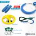 Three-Piece Ninja Line Accessories Set: Durable Ring, Triangle, and Wheel - Ninja Warrior Training Equipment for Obstacle Course - Buy Online on SooperMarket.com