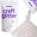 Hemway Craft Glitter 100g / 3.5oz Glitter Flakes for Arts Crafts Tumblers Resin Epoxy Scrapbook Glass Schools Paper Halloween Decorations - Fine (1/64" 0.015" 0.4mm) - Mother of Pearl Iridescent Mother Of Pearl Iridescent Fine (1/64" 0.015" 0.4mm)