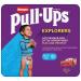 Huggies Pull-Ups Explorers Pull-Ups for Boys - 1.5-3 Years Size 4-5+ Nappies (24 Pants) - Flex and Protect - Nappy Pants with Fun Designs 24 Count (Pack of 1)