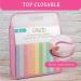 Caydo Pink Scrapbook Paper Storage Organizer for 12x12 Sheets with Transparent Handle - Buy Online on SooperMarket.com