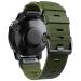 CUZOW for Garmin Fenix 5X/5X Plus, Fenix 6X/6X Pro, Fenix 7X, Fenix 3/3 HR, Descent, 26mm Nylon Quick Release Watch Band Replacement, Army Green M(standard strap) Army Green