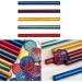 NPYQ 5-Part Adhesive Gun Poachic Set | Ideal for Mini Adhesive Guns Wedding Invitations Cards & Crafting - Glittering Seal Wax & Pencils - Buy Online on SooperMarket.com