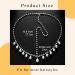 YAEISM Silver Head Chain Pearls Pendant Headpiece Sparkly Rhinestone Boho Headpiece Shiny Tassel Hair Chain Bridal Party Costume Hair Accessories for Women and Girls - Buy Online on SooperMarket.com