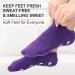 Moisturizing Gel Heel Spa Socks for Soft, Smooth Feet - Infused with Essential Oils - (Blue & Purple) - Women & Men - Buy Online on SooperMarket.com