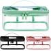 3 Piece Clear Makeup Bags Cosmetic Bags Toiletry Travel Bag for Women PVC Portable Waterproof Transparent Zipper Storage Pouch Organizers with Handle for Vacation Travel Bathroom(Pink,Green,Black) Pink, Green, Black
