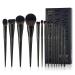 Makeup Brushes Set Jessup Make up Brushes 14Pcs Black Kabuki Foundation Eyeshadow Contour Concealer Powder Eyeliner Crease Eyebrow Blending Brush T336 B-T336