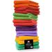 Tukasa Linens 16 Pack Cotton Washcloths - 12x12 Inches - Highly Absorbent Face and Body Towels - Multipurpose and Lightweight - Travel and Bath Towel - Multi-Color - Buy Online on SooperMarket.com
