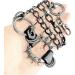 ARZASGO Unisex Heavy Duty Punk Chains for Pants - 2-Layer Hip Hop Trousers Jeans Chain with Lobster Clasps - Multi-layer Belt Chains for Wallet Keys - Buy Online on SooperMarket.com