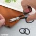 AFTREN Curved Nail Scissors Cuticle Scissors Nails Toenails Brand Quality Extra Fine Sharp for Women Men 4 inch Black - Buy Online on SooperMarket.com