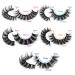 Yawamica D Curly Strip Lashes - 10 Pairs Russian Volume Mixed Natural Wispy Mink False Eyelashes - Buy Online on SooperMarket.com