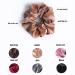 Whaline 6 Big Velvet Hair Scrunchies - Soft Elastic Bands for Women - 6 Dark Colors - Buy Online on SooperMarket.com
