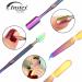 INSTEX Professional Cuticle Nail Scissors & Files Set | Curved Steel Blade for Thick Toenails & Manicure Pedicure | Men Women Beard Nose Trimming | Blue Multicolour - Buy Online on SooperMarket.com