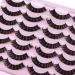JIMIRE Russian Strip Eyelashes Cat Eye Volume Eyelashes Natural Look Like Eyelash Extensions Fluffy D Curly Thick Faux Mink Hybrid Lashes 14 Pairs Pack Natural RS Lashes - Buy Online on SooperMarket.com