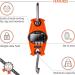  Digital Hanging Scale 660 LB 300 KG Cast Aluminum Case - Heavy Duty Waterproof Fish Scale - Portable Crane Scale for Luggage Weight Suitcase Hunting Farm Bow Fishing Scale Heavy Duty Orange - Buy Online on SooperMarket.com