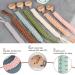 Handmade Braided Cotton Pacifier Clips for Boys & Girls - 11 Inch Holder with Wooden Clips | Fits All Pacifiers & Teething Toys | 3 Pack (PlumGrayPink) - Buy Online on SooperMarket.com