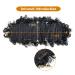 Jerry Curly Afro Puff Bun | Synthetic Clip-In Hair Extension with Bangs | Afro Kinky Curly Hair Bun | 1B Black - Buy Online on SooperMarket.com