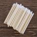 100pcs Disposable Lip Brushes | Eco-Friendly Makeup Applicators with Bamboo Handle - Lint Free Lipstick & Lip Gloss Wands - Buy Online on SooperMarket.com