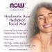 Now Foods Hyaluronic Acid Facial Mist 4 oz - Hydration Booster for Glowing Skin - Buy Online on SooperMarket.com