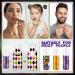 36 Pack Halloween Lip Balm & Keychain Set - Ghost Spiderweb Skull & Bat Lip Moisturizers for Party Favors & Basket Stuffers - Buy Online on SooperMarket.com