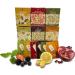 Herbal Tea Gift Set Hamper | 60 Individually Wrapped Bags | 6 Flavours inc. Rosehip & Hibiscus, Peppermint, Green Tea | Tea Lover's Gift - Buy Online on SooperMarket.com